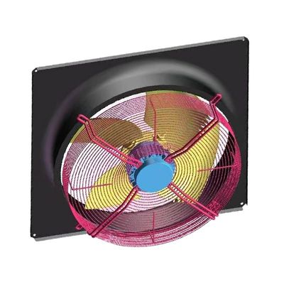 380v industrielle Phase 700mm des Abluftventilator-3 axial für Luft abgekühlte Modul-Einheiten