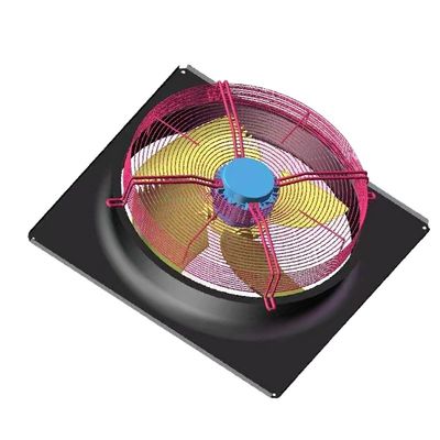 industrielle Axialventilatoren 380v 800w 900mm 3 Phasen-Axialgebläse für gefrorene Kühlkette