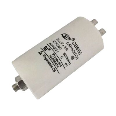 Elektrische runde Verdoppelungklasse C CBB Motor-Kondensator-30-100Uf für Waschmaschinen-Motor