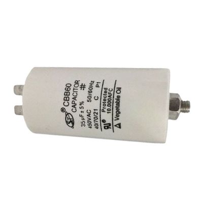 Elektrische runde Verdoppelungklasse C CBB Motor-Kondensator-30-100Uf für Waschmaschinen-Motor